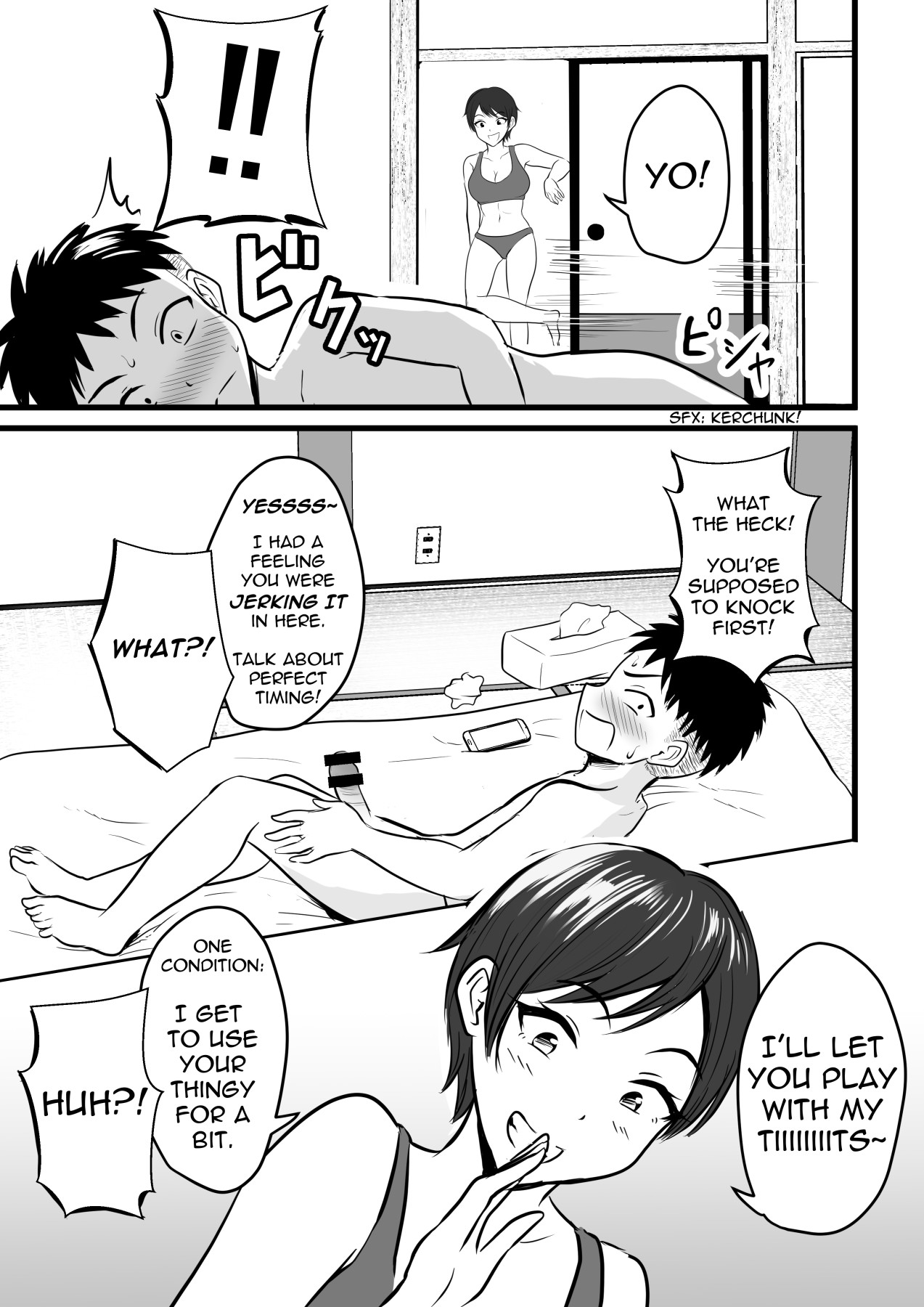 Hentai Manga Comic-This Tomboy Sister Squeezes Me In for a Practice Session [English] []-Read-5